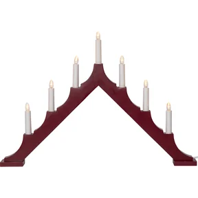 Ljusstake Alma Röd 58,5cm