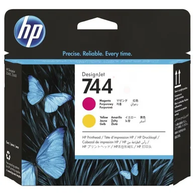 HP 744 - Gul, magenta - printhoved - for DesignJet Z2600 PostScript, Z5600 PostScript