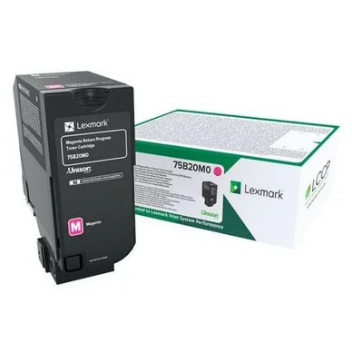 Lexmark CS727/CX727/CS728 toner magenta (Return) 13k 75B20M0 Modsvarer: N/A billede