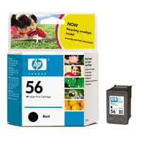 HP alt HP 56 Inktcartridge zwart
