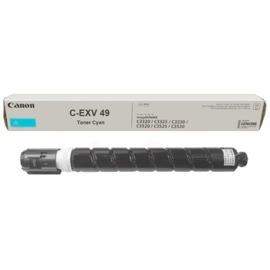 CANON CANON C-EXV 49 Tonerkassette Cyan passend für: Imagerunner Advance C 3300 Series;Imagerunner Advance C 3320;Imagerunner Advance C 3320 i;Imagerunner Advance C 3325 i;Imagerunner Advance C 3330 i;imageRUNNER Advance C 3500 II;Imagerunner Advance C 3500 Series;Imagerunner Advance C 3520 i;imageRUNNER Advance C 3520 i III;Imagerunner Advance C 3525 i;imageRUNNER Advance C 3525 i III;imageRUNNER Advance C 3530 F III-RG;Imagerunner Advance C 3530 i;imageRUNNER Advance DX C 3700 Series;imageRUNNER Advance DX C 3720 i;imageRUNNER Advance DX C 3725 i;imageRUNNER Advance DX C 3730 i;imageRUNNER Advance DX C 3800 Series;imageRUNNER Advance DX C 3822 i;imageRUNNER Advance DX C 3826 i;imageRUNNER Advance DX C 3830 i;imageRUNNER Advance DX C 3835 i;IR Advance C 3500 II;IR Advance C 3500 Series;IR Advance C 3530 F III-RG;IR Advance C 3530 i;IR Advance DX C 3700 Series;IR Advance DX C 3720 i;IR Advance DX C 3725 i;IR Advance DX C 3730 i;IR-ADV DX C 3725 i;iR-ADV DX C 3800 Series;iR-ADV DX C 3822 i;iR-ADV DX C 3826 i;iR-ADV DX C 3830 i;iR-ADV DX C 3835 i;IR-C 3320;IR-C 3320 i;IR-C 3325 i;IR-C 3330 i;IR-C 3500 II;IR-C 3520 i;IR-C 3520 i III;IR-C 3525 i;IR-C 3525 i III;IR-C 3530 i;IR-C 3800 Series;IR-C 3826 i DX ADV;IR-C 3830 i DX ADV