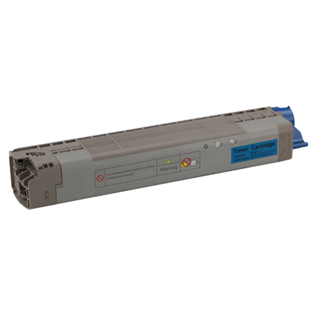 Tonerkassett, ersätter Oki 44844507, cyan, 10.000 sidor