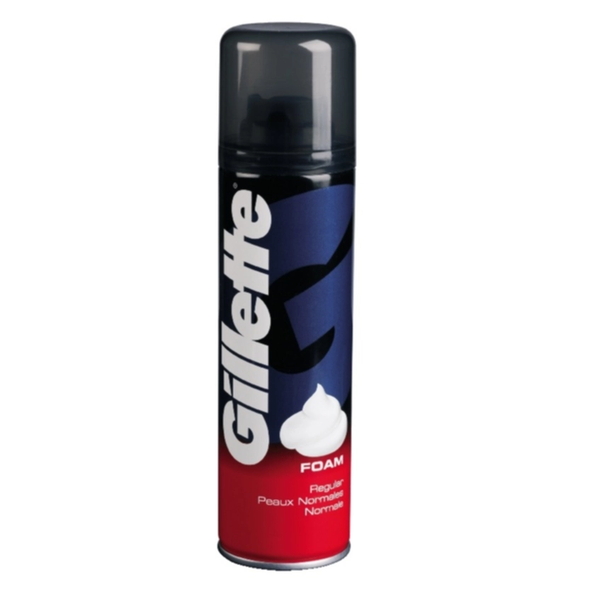 Gillette Gillette Male Foam Regular 200ml Barberskum og gel,Personpleie,Barberskum og gel