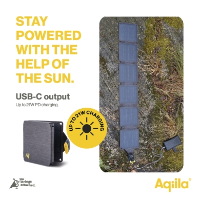 Aqiila Sunbird P21 Solcellsladdare 21W