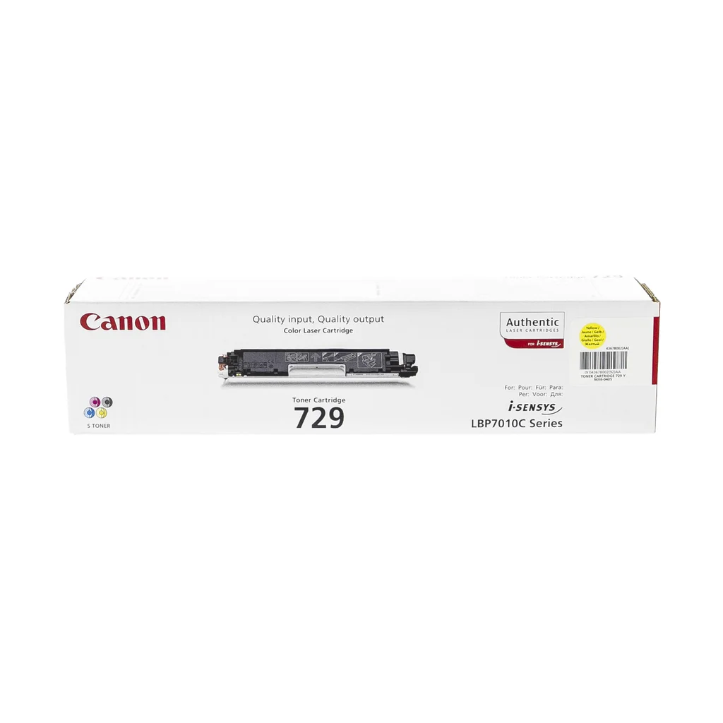 Canon 729 Y Tonerkassett Gul