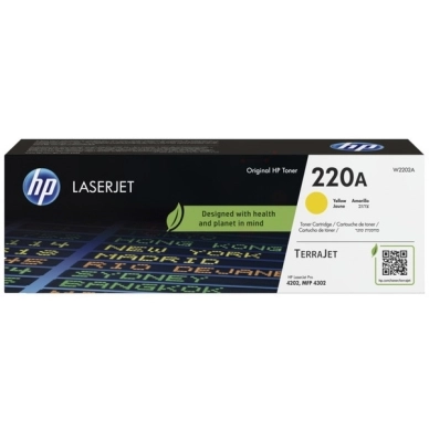 HP alt Toner Geel