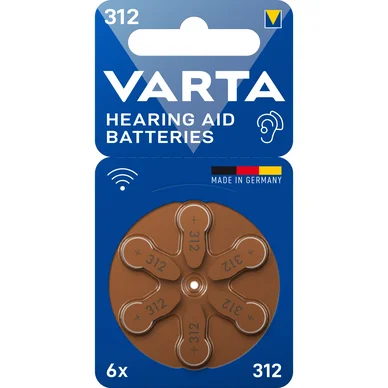 Varta Varta HAB 312 batteri - 6 stk. 24607101416 Modsvarer: N/A