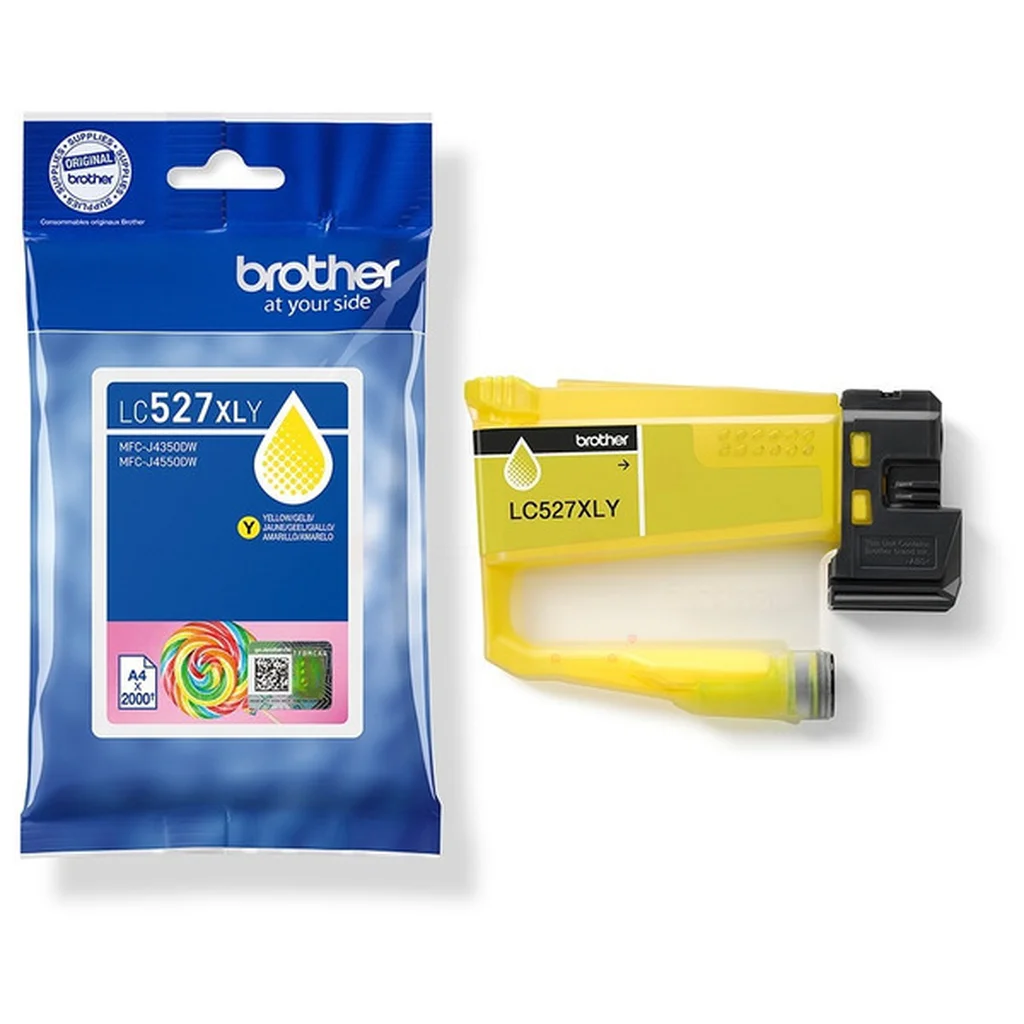 Brother LC527XL Bläckpatron gul