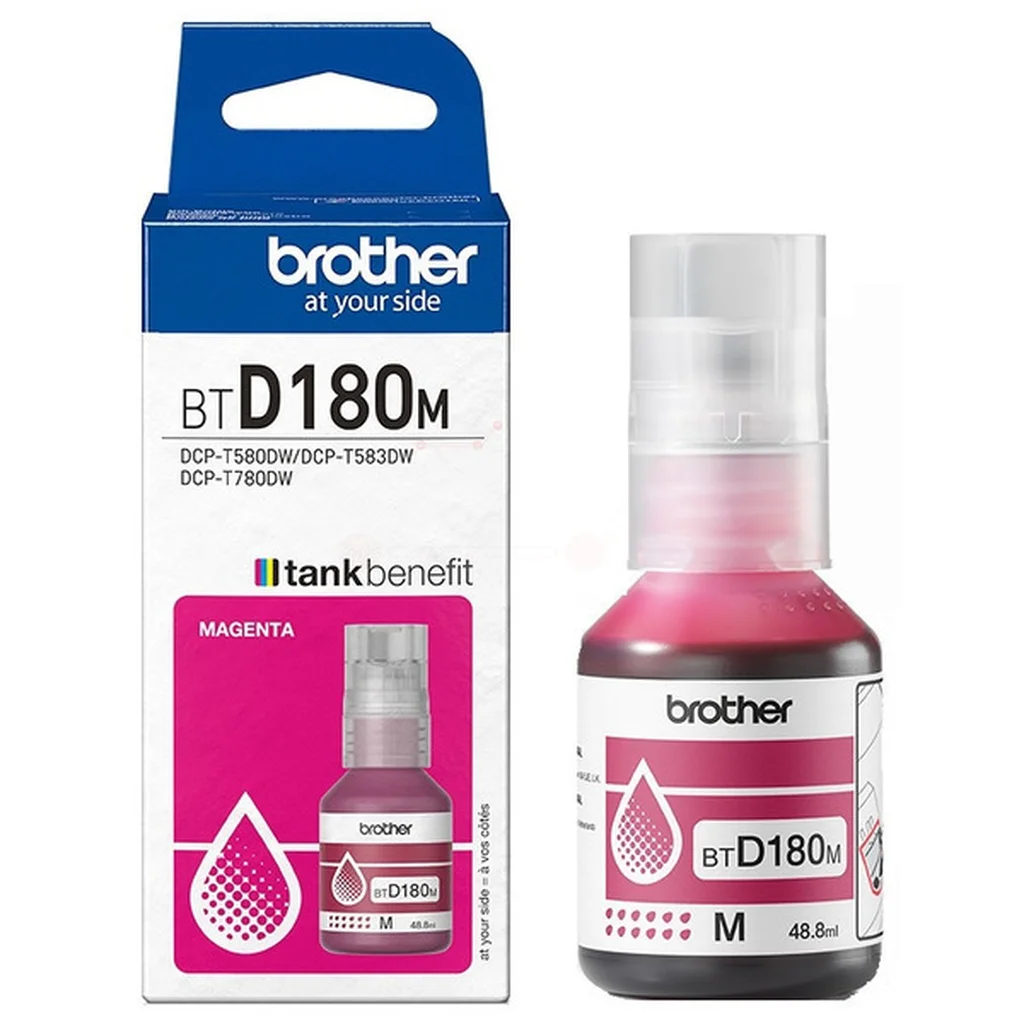 Brother BTD180 Bläckflaska magenta