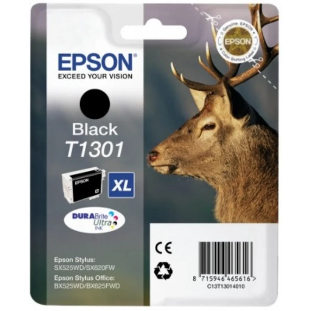 Epson T1301 Bläckpatron Svart