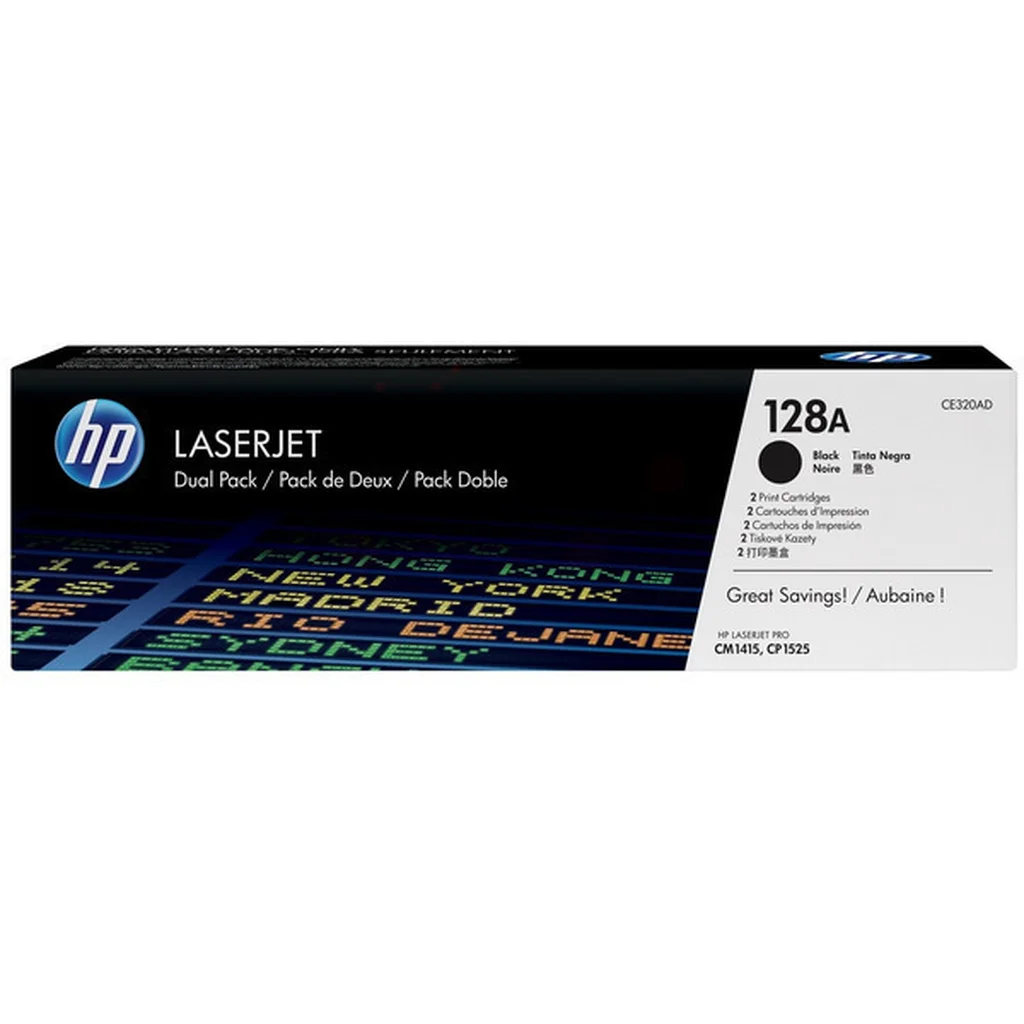 HP 128A Tonerkassett Svart