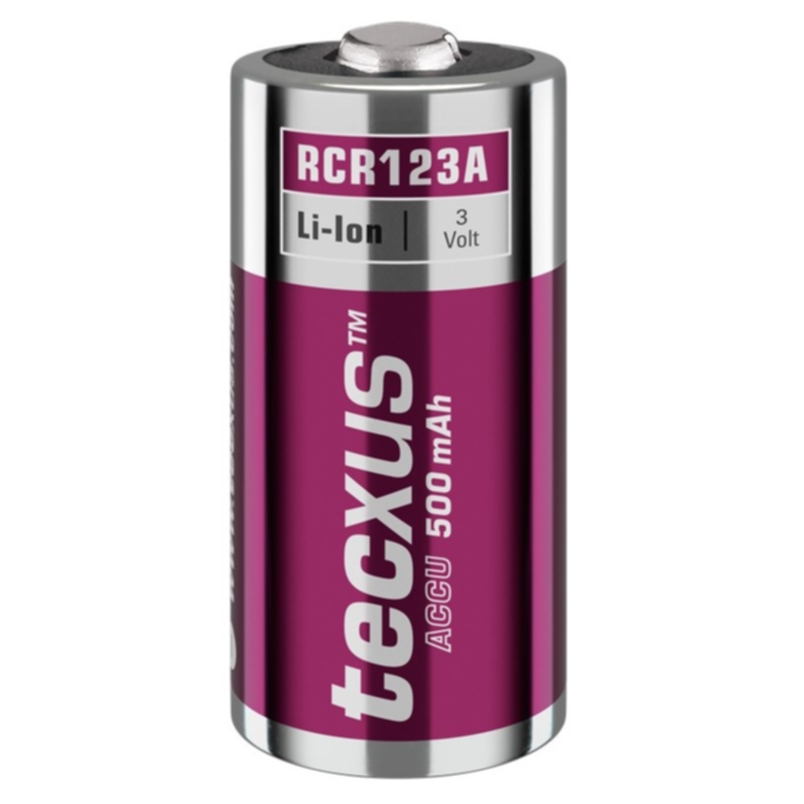 Tecxus Batteri RCR123 Laddningsbart