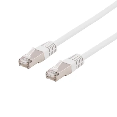 DELTACO S/FTP Cat6 patchkabel, delta-certificeret, LSZH, 2m, hvid SFTP-62VH Modsvarer: N/A