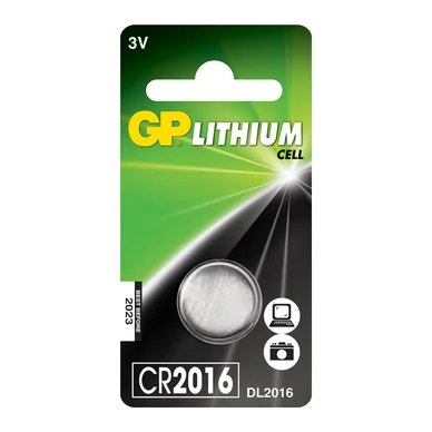 GP BATTERIES GP CR 2016-C1 GP-CR2016 Vastaa: N/A