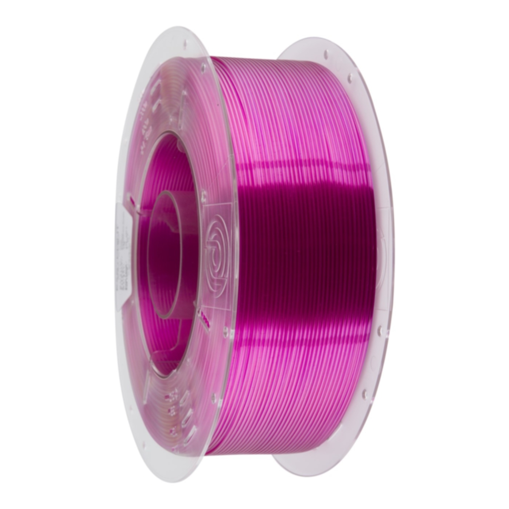 Prima PrimaCreator EasyPrint PETG 1.75mm 1 kg Lilla gjennomsiktig PETG-filament,3D skrivarförbrukning