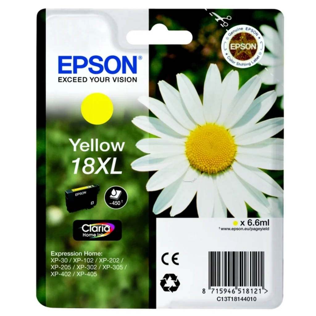 Epson 18XL Bläckpatron Gul