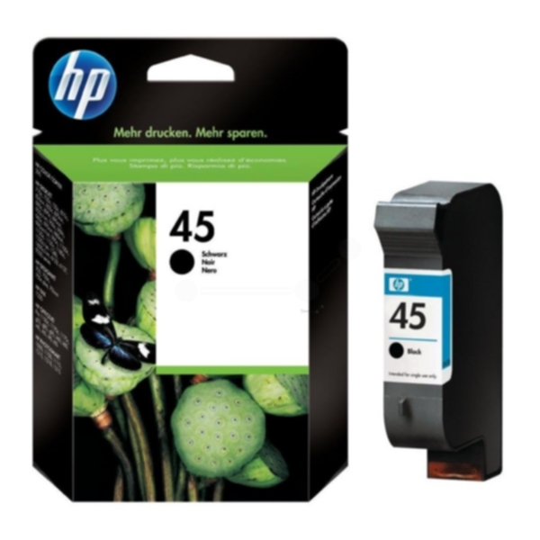 HP HP 45 Blekkpatron svart, 930 sider 51645A Tilsvarer: N/A