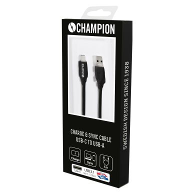 Champion alt Champion USB-C till USB-A 1 meter