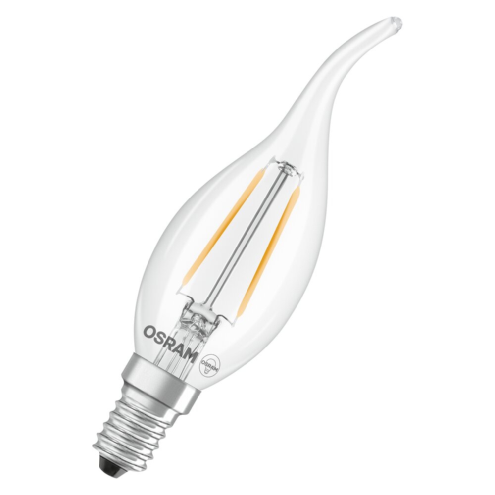 LED Kron Böjd 25 Klar 1,8W 827 E14