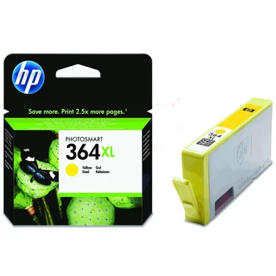 HP HP 364XL Blækpatron Gul CB325EE Modsvarer: N/A