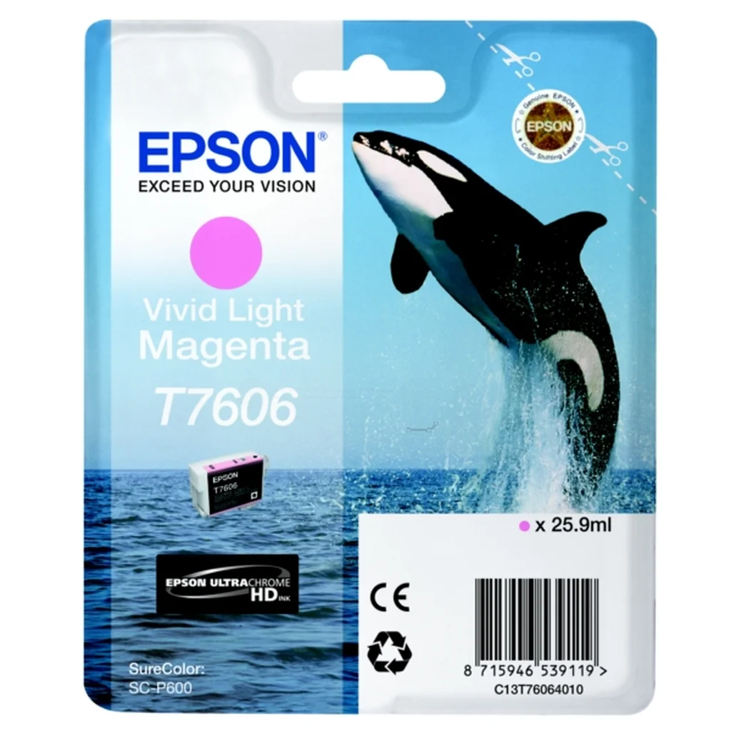 Epson T7606 Bläckpatron Ljus magenta