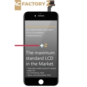 LCD-skärm AC Factory iPhone 6, svart