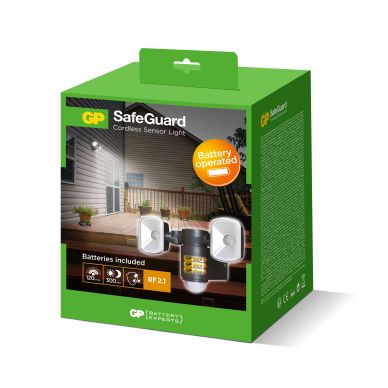Safeguard alt Safeguard RF2.1 trådløs utendørsbelysning 120 lumen
