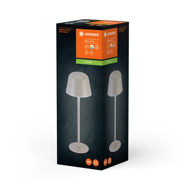Endura Style Bordlampe Beige USB 2700K/4000K/6500K dimbar