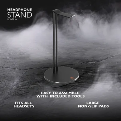 Deltaco Gaming Hörlursstativ, svart