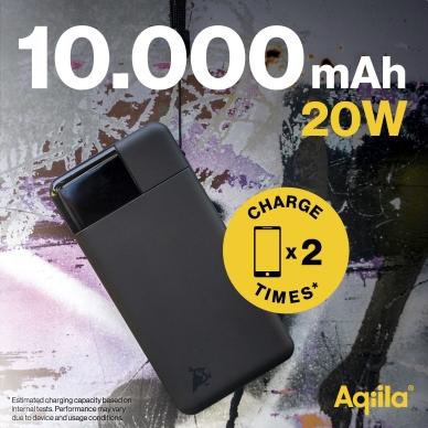 Aqiila alt Aqiila Powerbird B10B Powerbank 10000mAh 20W Black