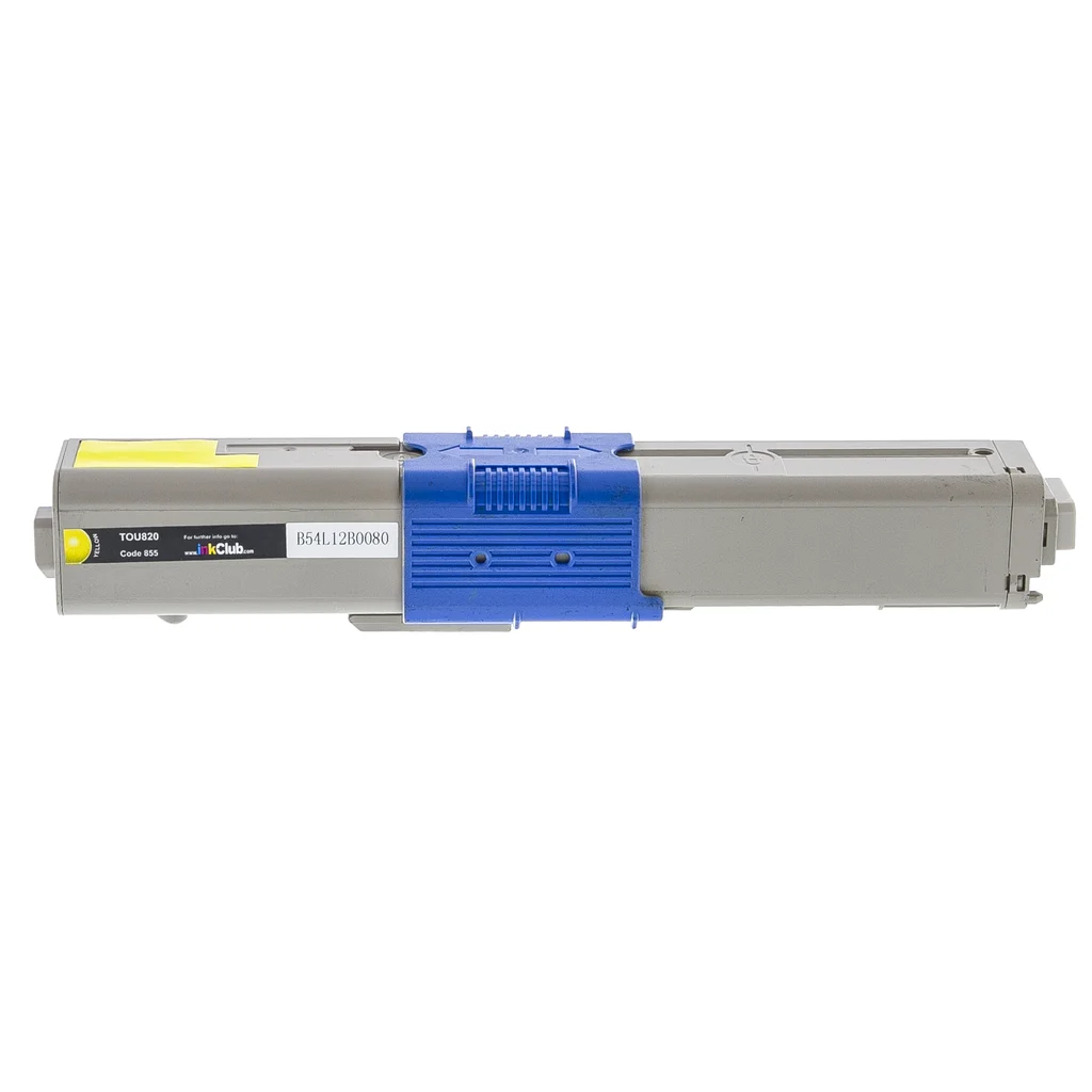 Tonerkassett, ersätter Oki 44469704, gul, 2.000 sidor