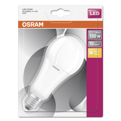 OSRAM alt LED-lampa Classic E27 20W 2700K 2452 lumen