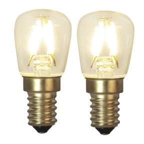 LED-lampa E14 1,3W 2100K 90 lumen 2-pack