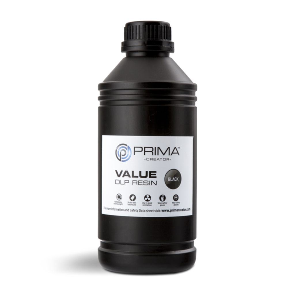 Prima PrimaCreator Value DLP / UV Resin 1000 ml Svart 3D skrivarförbrukning,UV-resin