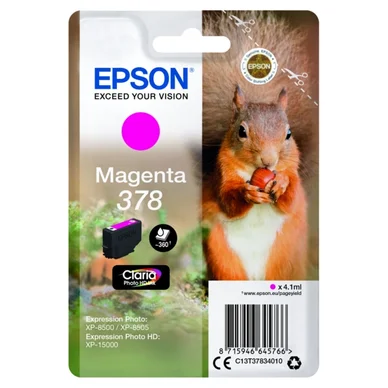 Epson Epson 378 Blækpatron Magenta T3783 Modsvarer: N/A billede