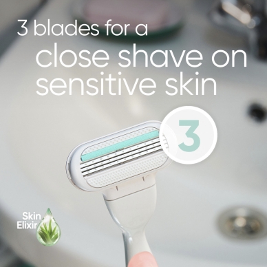 Gillette Venus Smooth Sensitive Rakhyvel + 2 rakblad