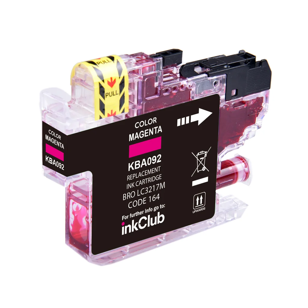 Bläckpatron magenta, ersätter Brother LC3217M