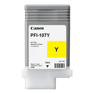 Canon Canon PFI-107 Y Mustepatruuna Keltainen, CANON