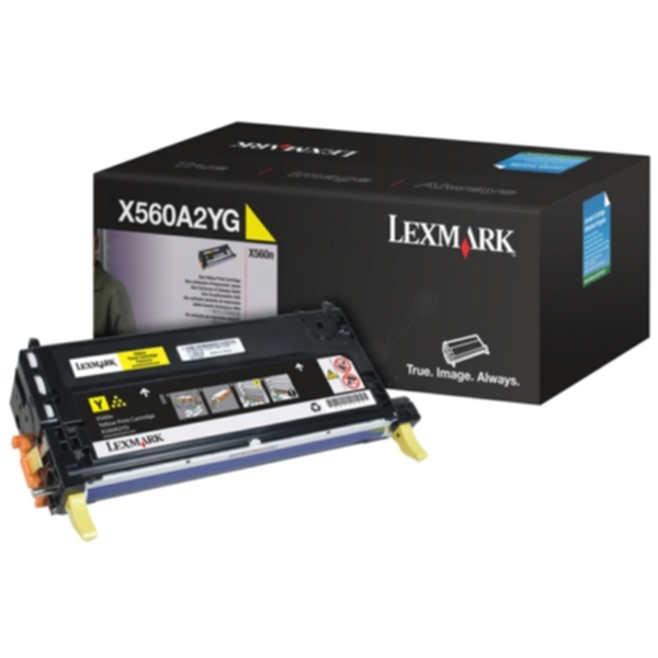 Lexmark Tonerkassett gul 4.000 sider X560A2YG Tilsvarer: N/A