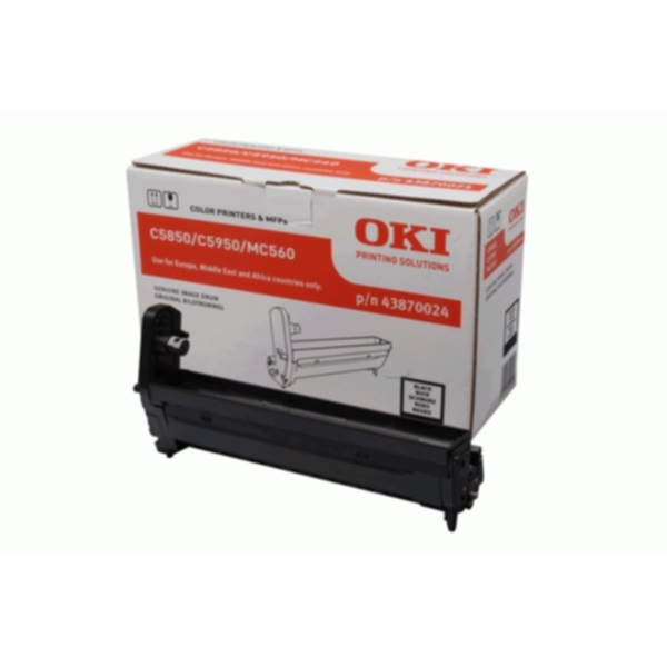 OKI Drum Black for C5850+5950 - Trommelsett Svart