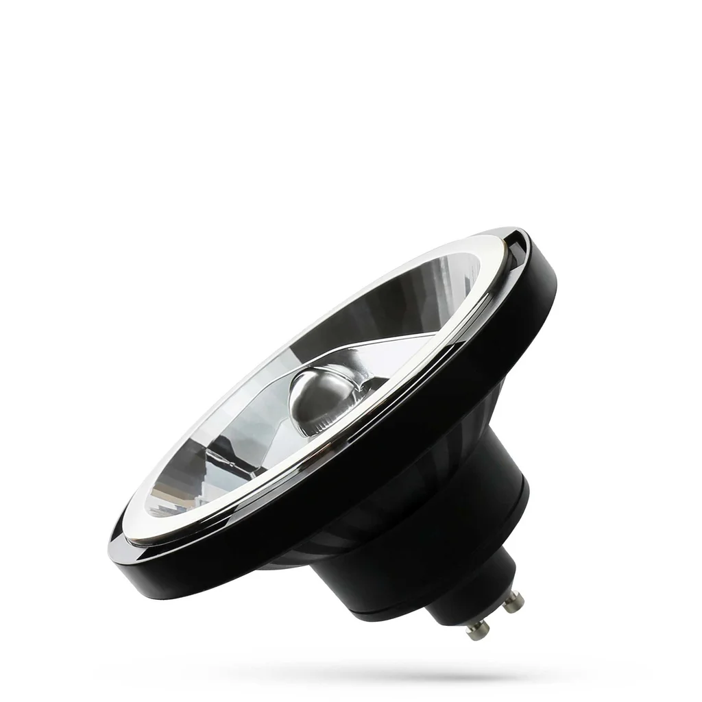 AR111 LED Lampa Spot GU10 12W/830 1050 lumen svart