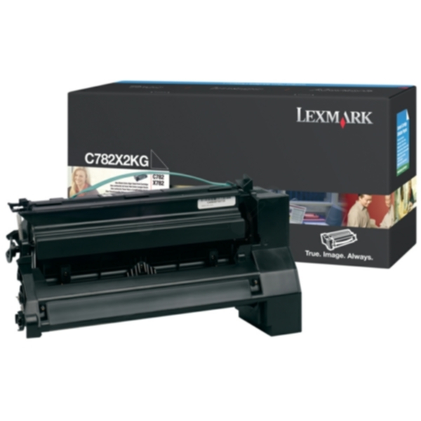 Lexmark Tonerkassett svart 15.000 sider C782X2KG Tilsvarer: N/A