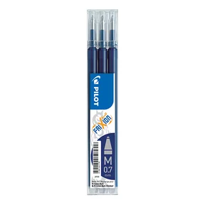 Refill 3-pack FriXion Raderbart bläck 0,7 blåsvart