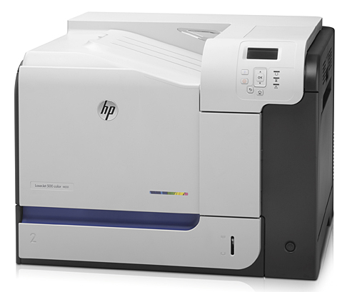 HP HP LaserJet Enterprise 500 Color M551dn - toner och papper