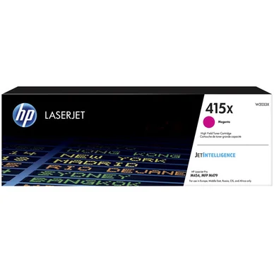 HP 415X Tonerkassett Magenta HP 415X Tonerkassett Magenta
