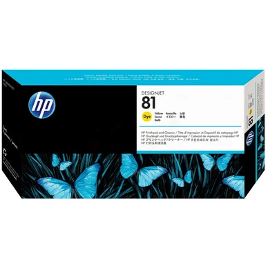 HP HP 81 Printhoved gul C4953A Modsvarer: N/A