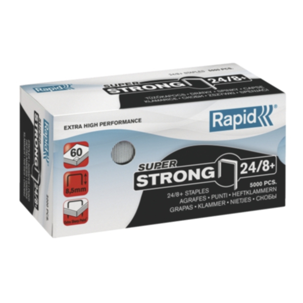 Bilde av Rapid Heftestift Rapid Superstrong 24/8 E/5000 24860100 Tilsvarer: N/a