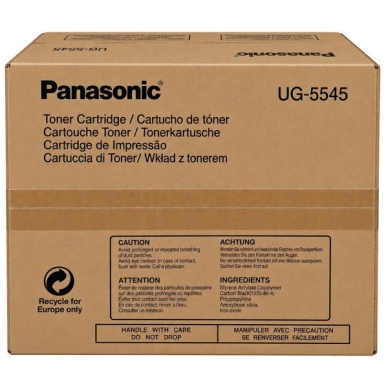 Panasonic UG-5545 - Sort - original - tonerpatron - for Laser Fax UF-7100 Panafax UF-8100