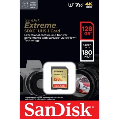 SANDISK alt Sandisk Extreme SDXC 128GB