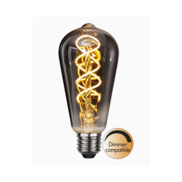 Dekoration LED Filament E27 ST64 Smoked